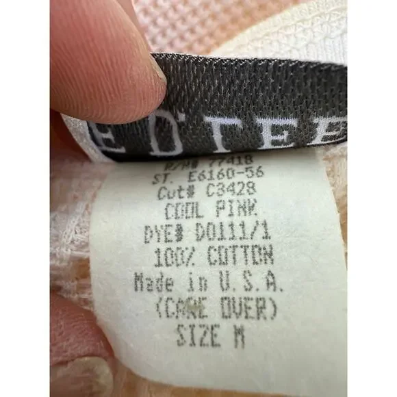 Vintage E.D. Lee Waffle Knit Dress Size Medium Made in the USA - Picture 7 of 8